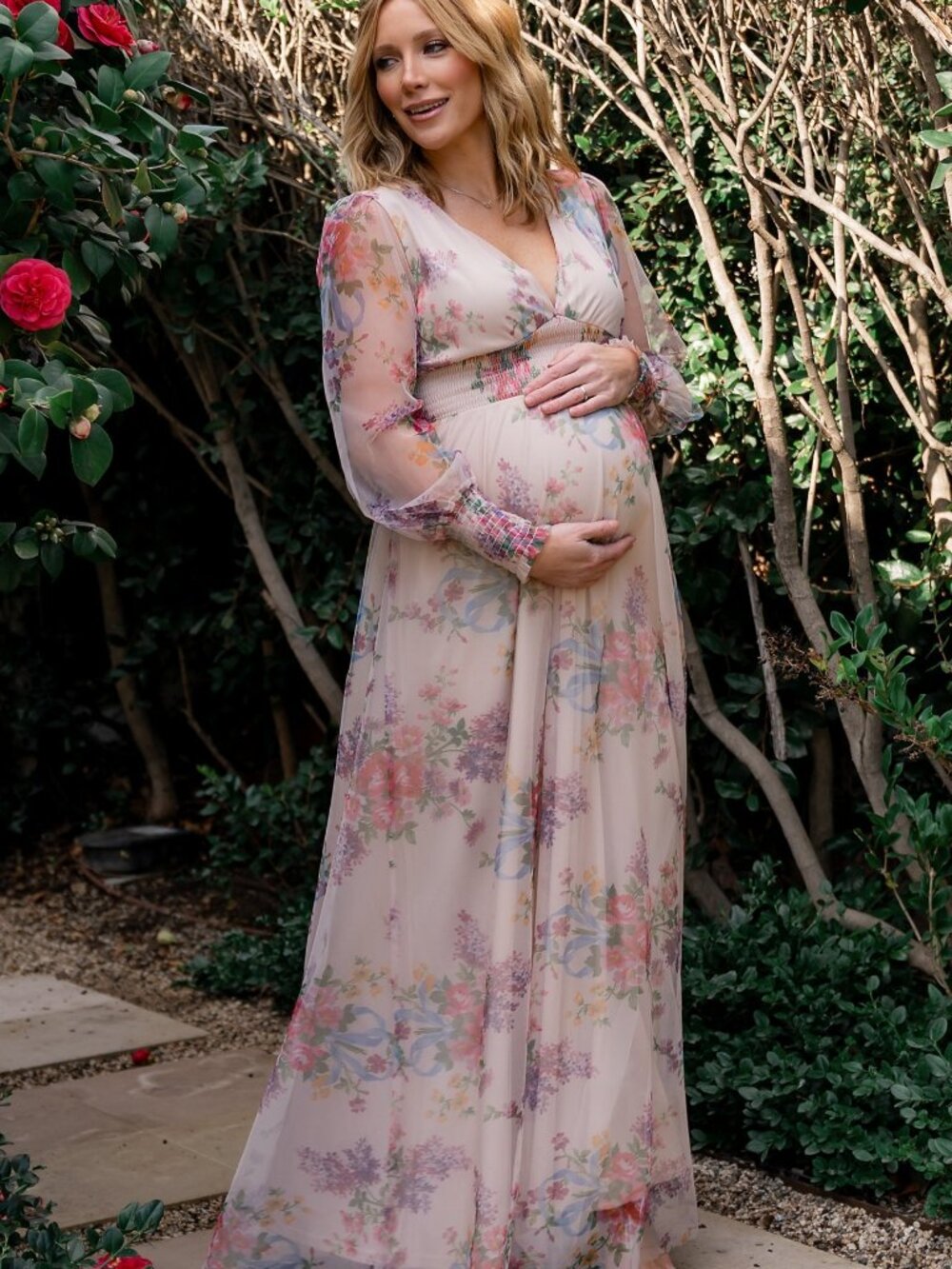 Baltic Born Layla Tulle Maxi Dress | Romantic Floral Size XLXL - Picture 2 of 6